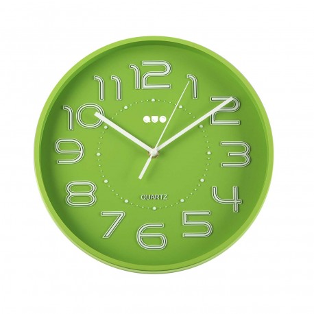 HORLOGE MURALE 30 CM VERTE