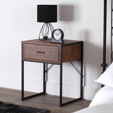 TABLE D'APPOINT FONCÉE