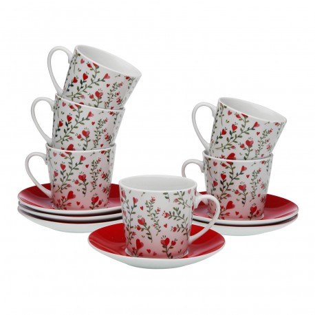 SET 6 TASSES THÉ LOVER