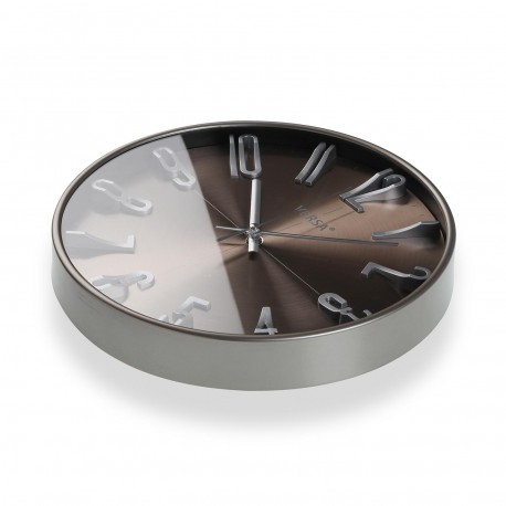 HORLOGE 30 CM BOIS FONCÉ