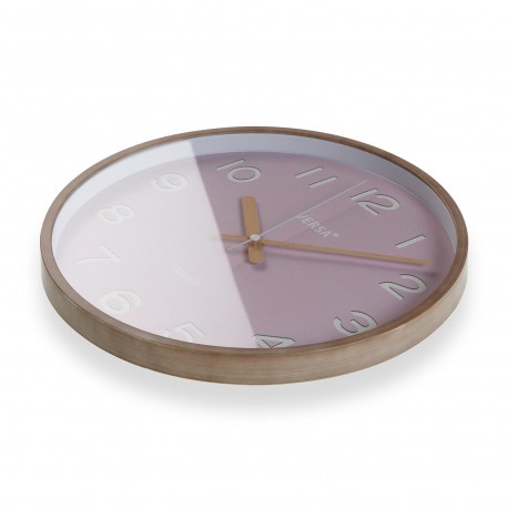 HORLOGE 30 CM BOIS FONCÉ