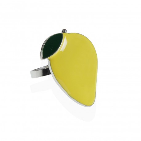 ROND DE SERVIETTE CITRON