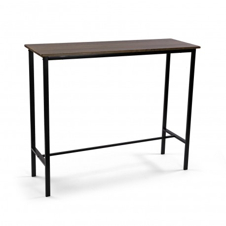 SET TABLE /2 TABOURETS FONCÉS