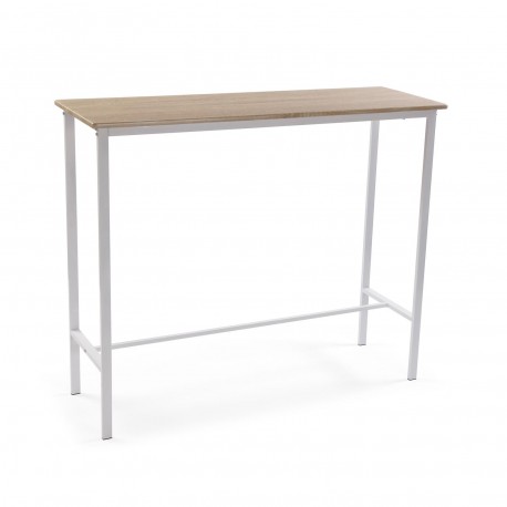 SET TABLE/ 2 TABOURETS CLAIR