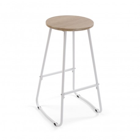 SET TABLE/ 2 TABOURETS CLAIR