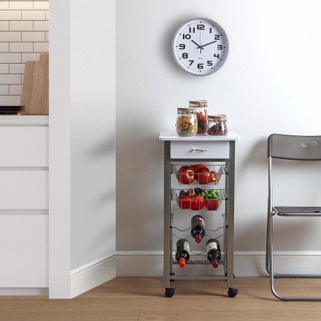 CHARIOT CUISINIE BLANC