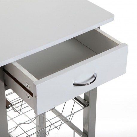 CHARIOT CUISINIE BLANC