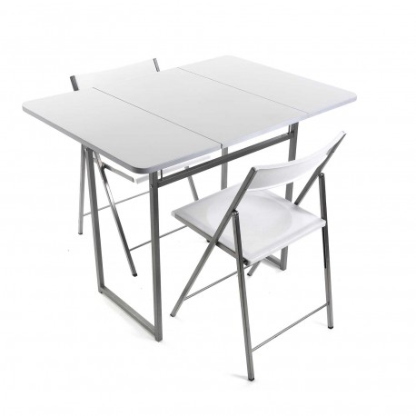 TABLE PLIANTE+2 CHAISES ANDREA