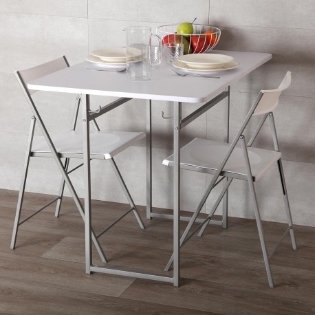 TABLE PLIANTE+2 CHAISES ANDREA