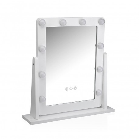 MIROIR RECTANGULAIRE AVEC LUMIÈRES GLAM