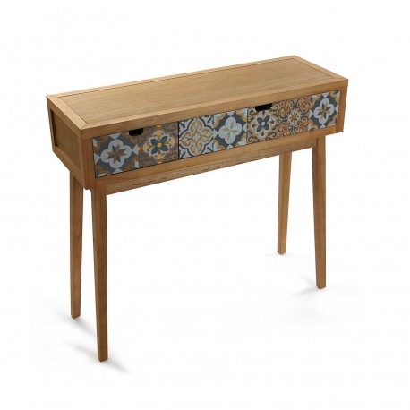 CONSOLE 2 TIROIRS "ALFAMA"
