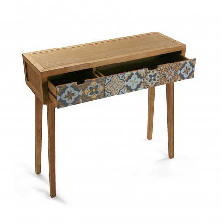 CONSOLE 2 TIROIRS "ALFAMA"
