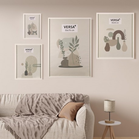 CADRE PHOTO BOIS BLANC 30 X 40