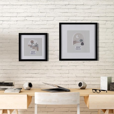 CADRE PHOTO NOIR CARRÉ 30 X 30