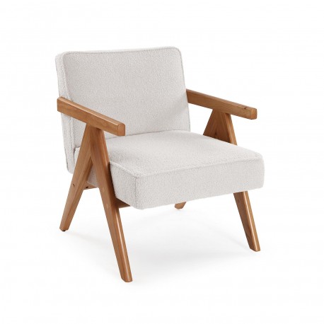 FAUTEUIL LIAM BLANC