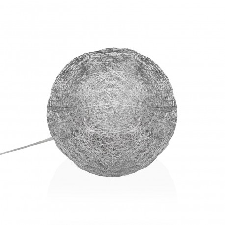 BOULE 3D LUMINEUSE 15CM ARG.