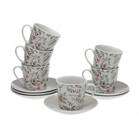 SET 6 TASSES THÉ CAPRICE