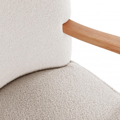 FAUTEUIL KORA BLANC