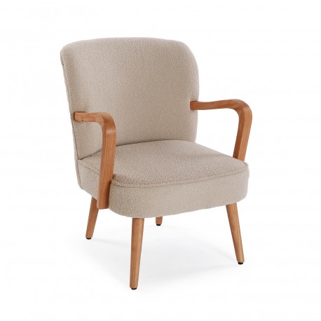 FAUTEUIL KORA BEIGE