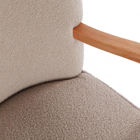 FAUTEUIL KORA BEIGE