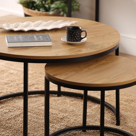 TABLES GIGOGNES AUREA NOIRES