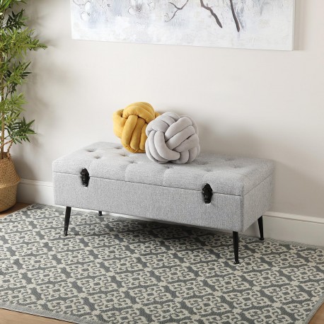 TAPIS SALON GRIS ET BLANC
