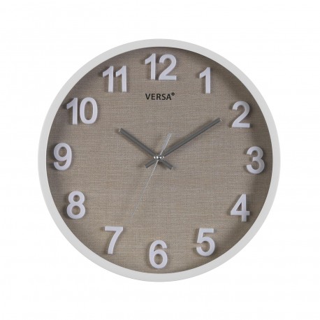 HORLOGE MURALE VESTA BLANCHE 30 CM