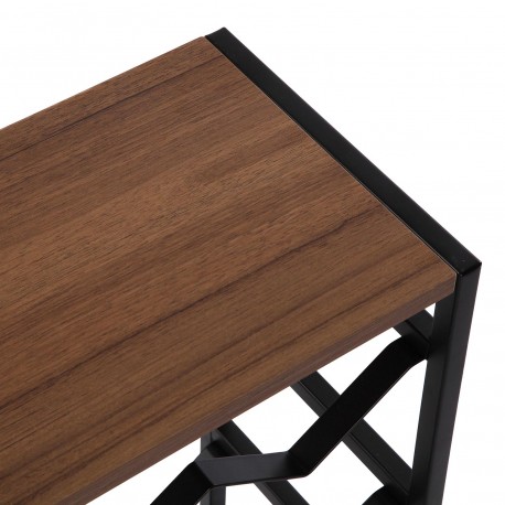 MEUBLE CASIER À VIN 12 BOUTEILLES NOIR