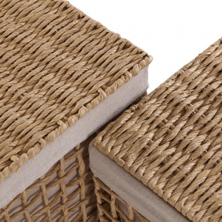 SET DE 2 PANIERS HAUTS MARRON NADIR SET DE 2 PANIERS HAUTS MARRON NADIR