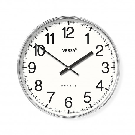 HORLOGE MURALE BLANCHE 30X4CM