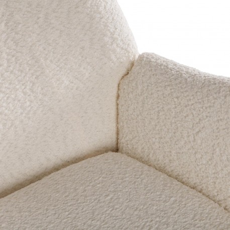 ROCKING CHAIR BLANC KORA AVEC ACCOUDOIRS