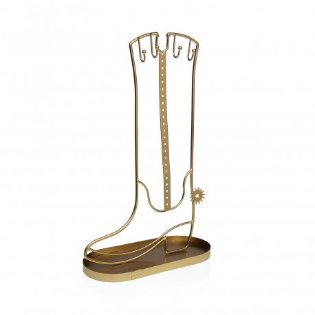 PORTE-BIJOUX DORÉ EN FORME DE BOTTE