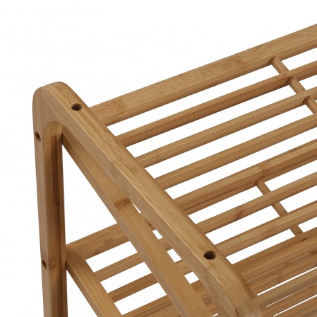 MEUBLE À CHAUSSURES ALLONGÉ 2 NIVEAUX