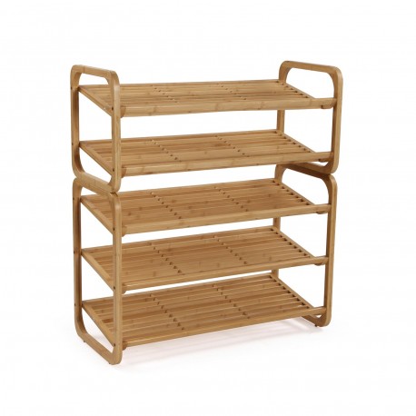 MEUBLE À CHAUSSURES ALLONGÉ 2 NIVEAUX