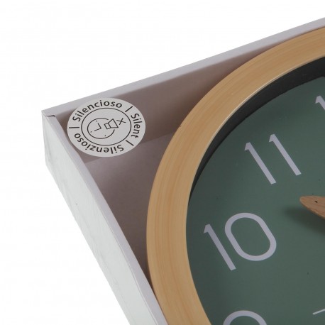 HORLOGE MURALE RAYON VERT 30CM