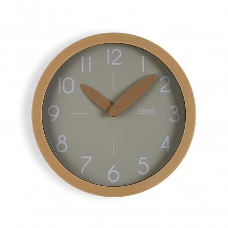HORLOGE MURALE RAYON GRIS CLAIR 30CM