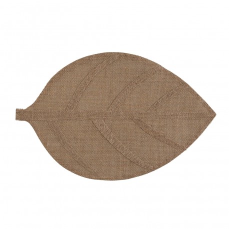 SOUS-PLAT FEUILLE BEIGE