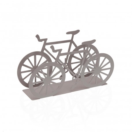 PORTE-SERVIETTES VÉLO MÉTAL GRIS