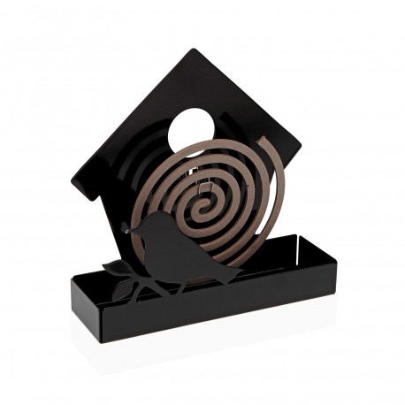SUPPORT SPIRALE ANTI-MOUSTIQUES VOLIÈRE NOIRE