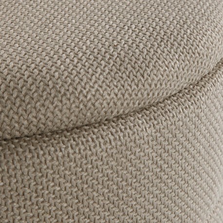 POUF AVEC RANGEMENT BEIGE