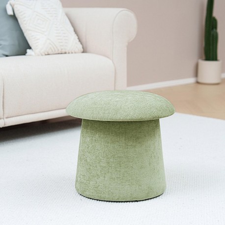 POUF AVEC RANGEMENT VERT