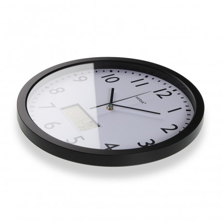 HORLOGE METEO NOIR