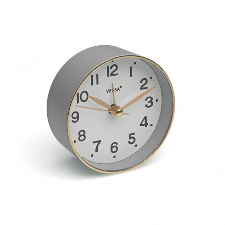 RÉVEIL GRIS 8,5 CM