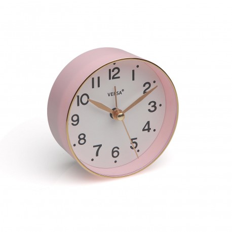 RÉVEIL ROSE 8,5 CM