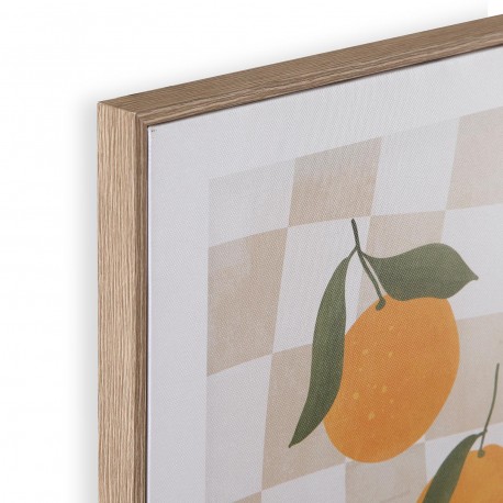 IMPRESSION SUR TOILE ENCADRÉE 30X40 ORANGES