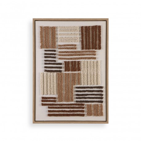 TABLEAU EN TISSU ENCADRÉ 50X70