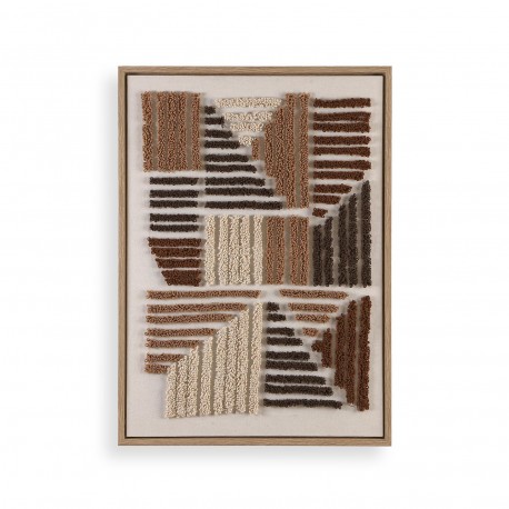 TABLEAU EN TISSU ENCADRÉ 50X70
