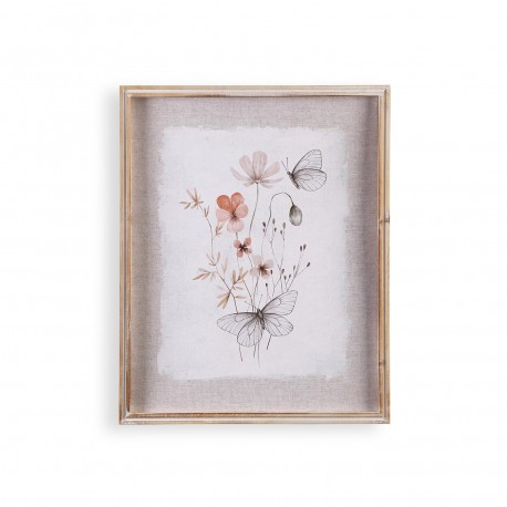 IMPRESSION SUR TOILE ENCADRÉE 40X50 ASSORTIMENT