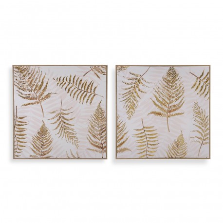 TOILE ENCADRÉE AVEC AFFICHE 50X50 ASSORTIMENT