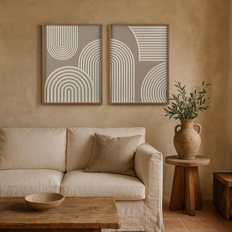 TOILE ENCADRÉE 45X60 FLAREY